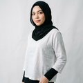 Cotton Linen Inner Top in Pure White