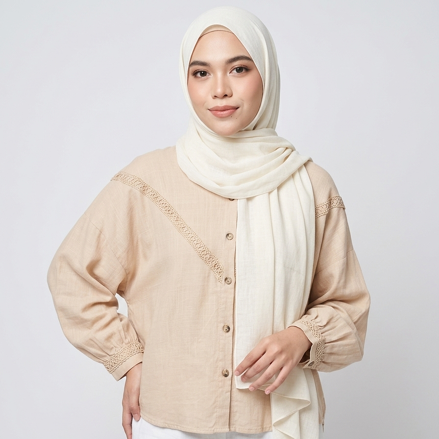 Haze 01 | Linen Blouse