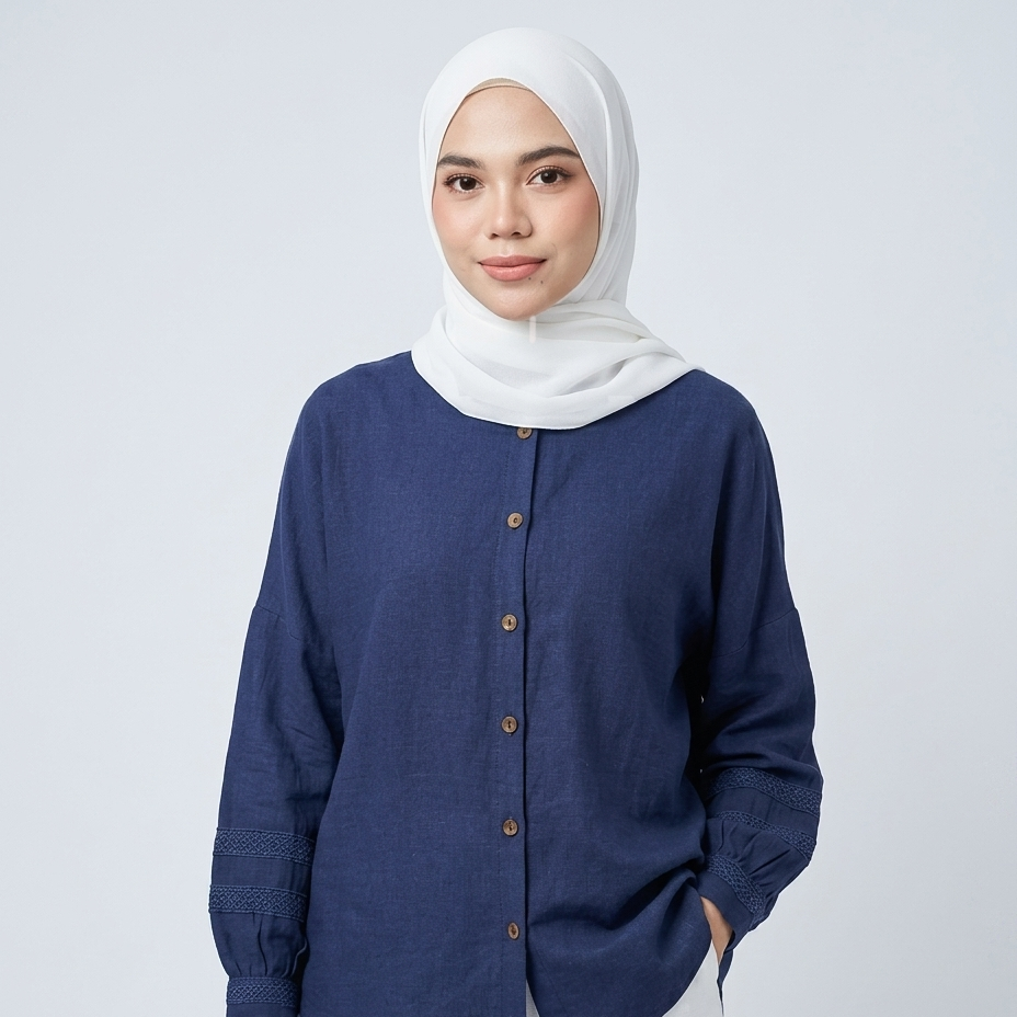 Haze 03 | Linen Blouse