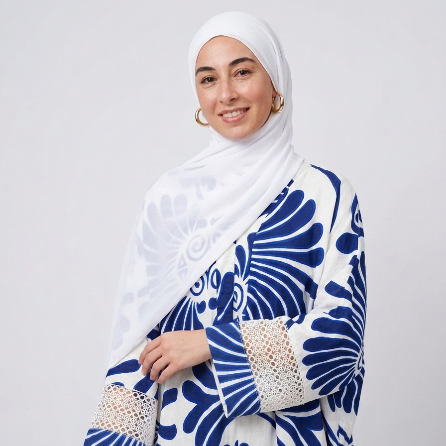 Petal 02 | Linen Abaya