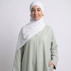 Luna 02 | Ironless Premium Linen-Cotton Abaya