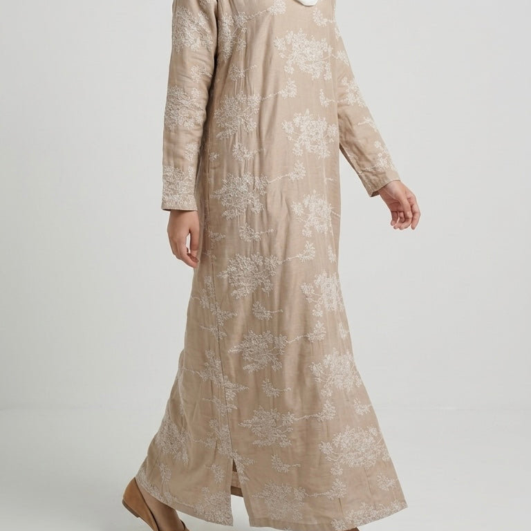 Flint 02 | Linen Abaya