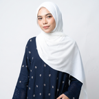 (Misty) Linen Abaya in Navy Blue
