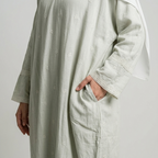 (Misty) Linen Abaya in Sage