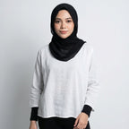 Cotton Linen Inner Top in Pure White