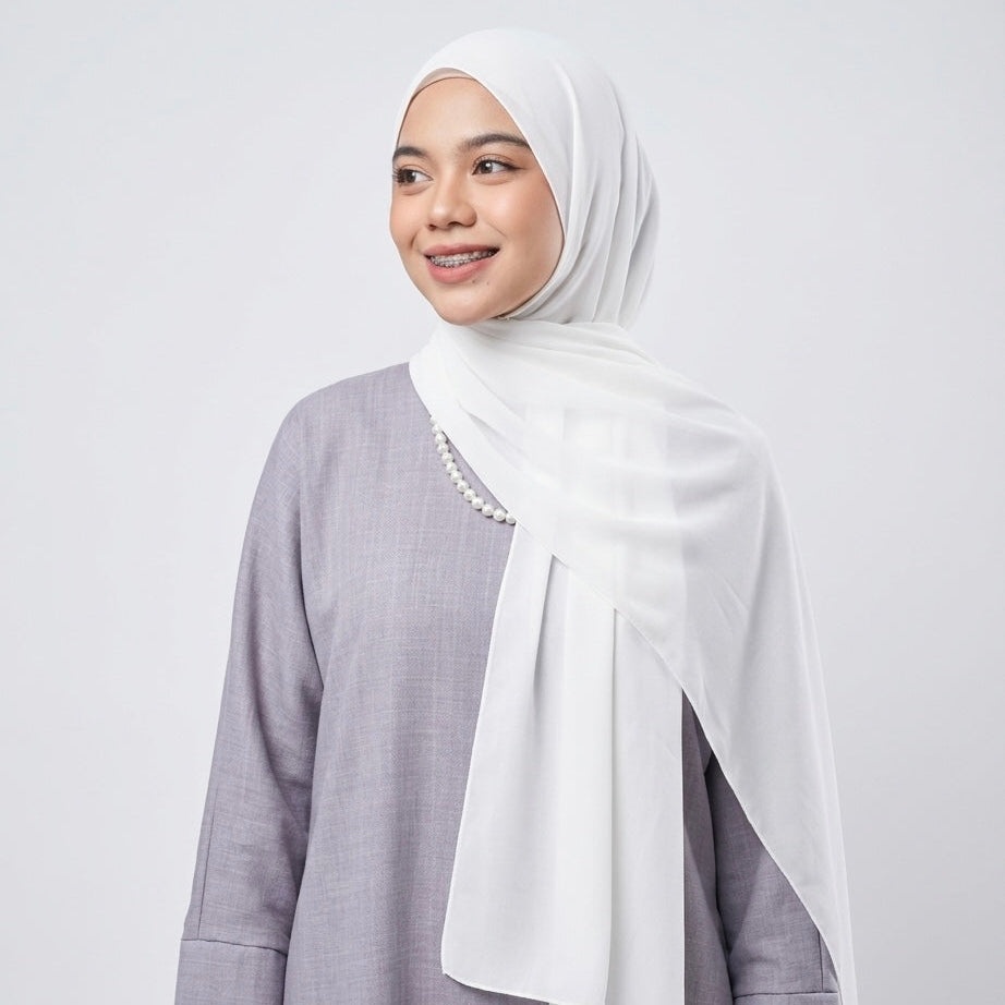 Luna 01 | Ironless Premium Linen-Cotton Abaya