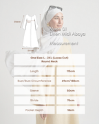 Mesa 01 | Linen Midi Abaya