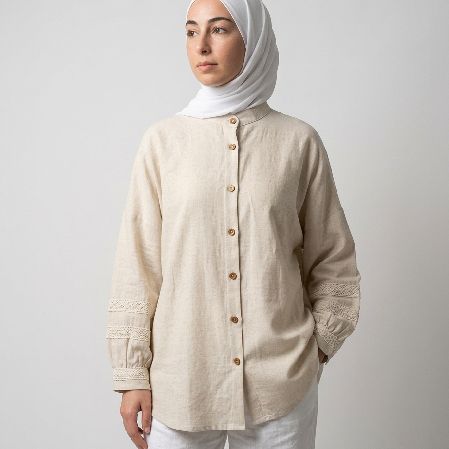 Haze 04 | Linen Blouse