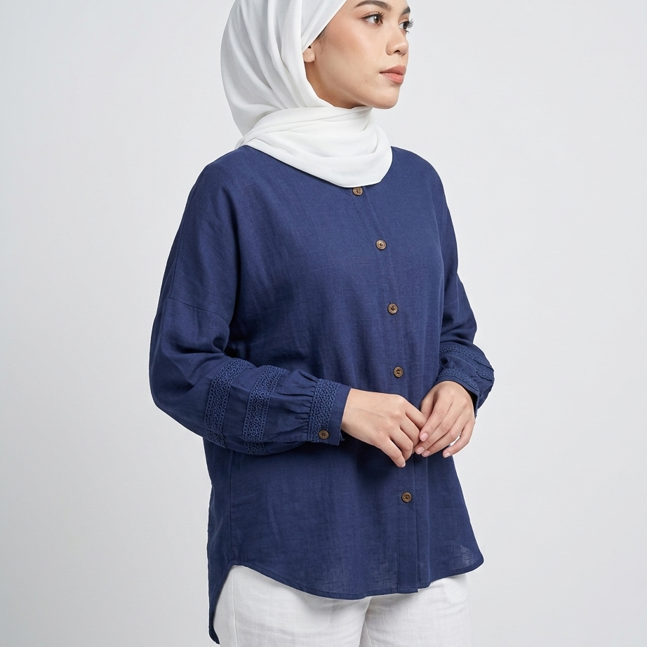 Haze 03 | Linen Blouse