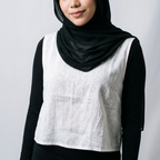 Cotton Linen Inner Top in Pure White
