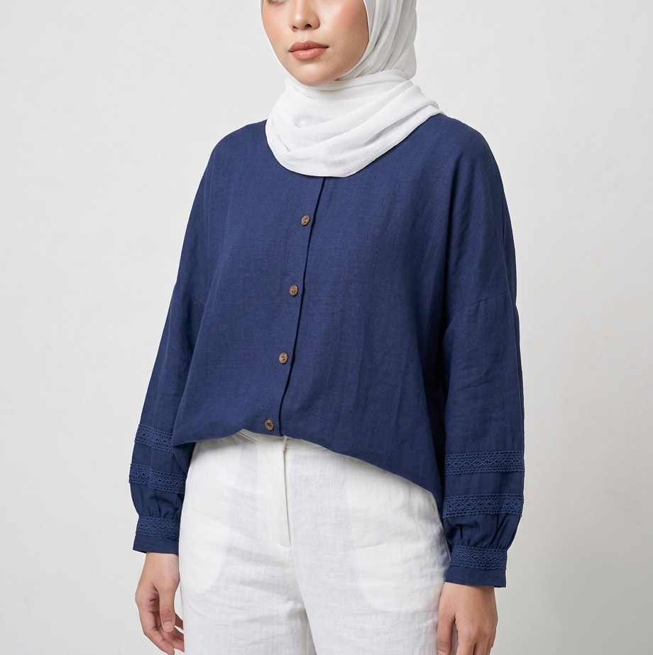 Haze 03 | Linen Blouse