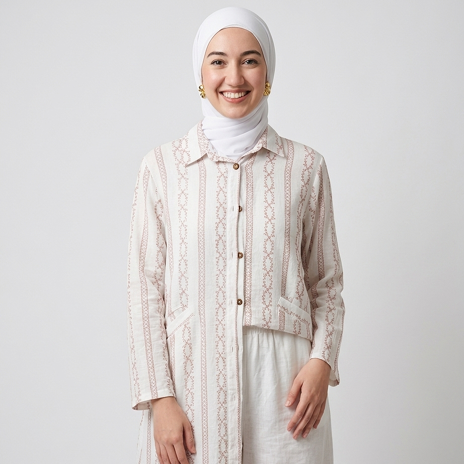 Bloom 01 | Linen Long Blouse
