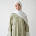 (Misty) Linen Abaya in Dusty Green