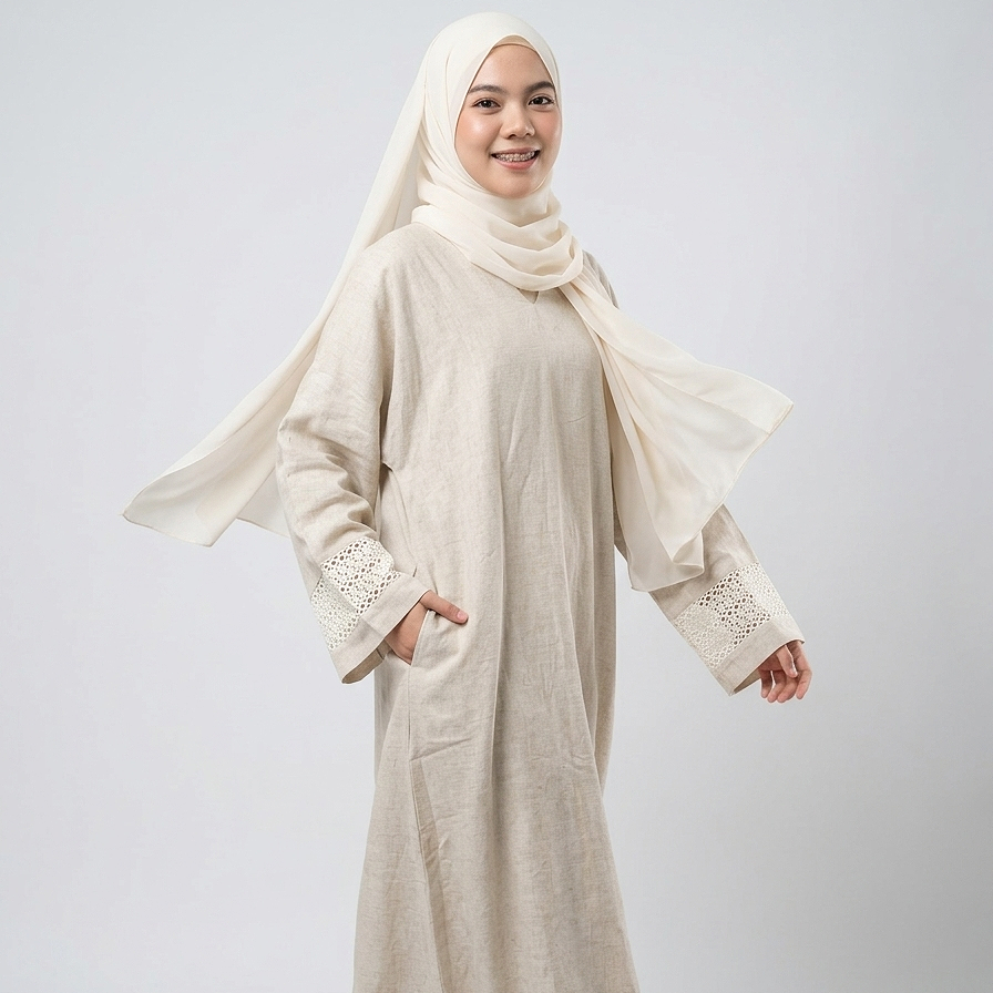 Dune 01 | Linen Abaya