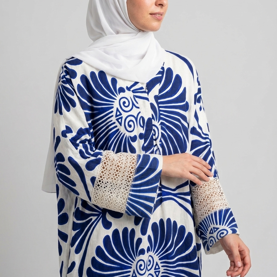 Petal 02 | Linen Abaya