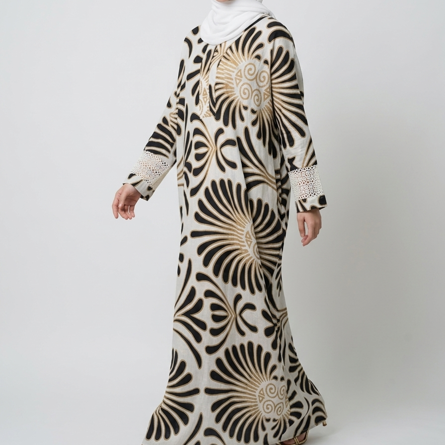 Petal 06 | Linen Abaya