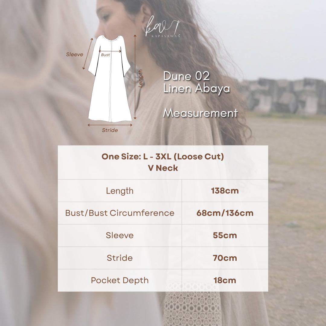 Dune 02 | Linen Abaya