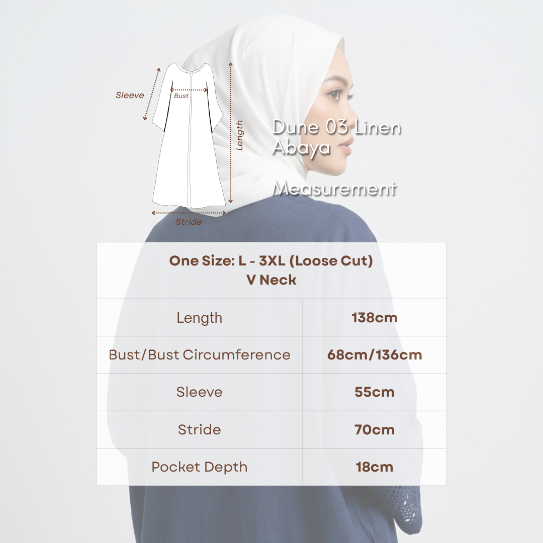 Dune 03 | Linen Abaya