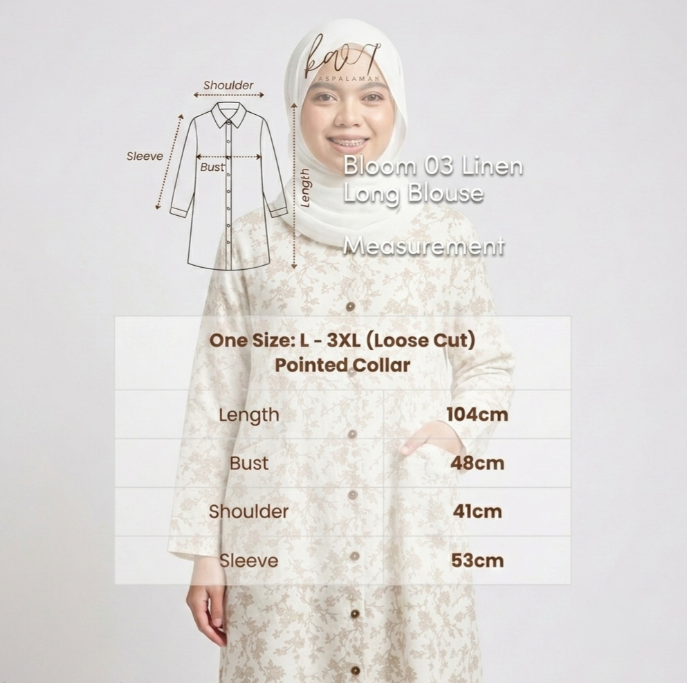 Bloom 03 | Linen Long Blouse